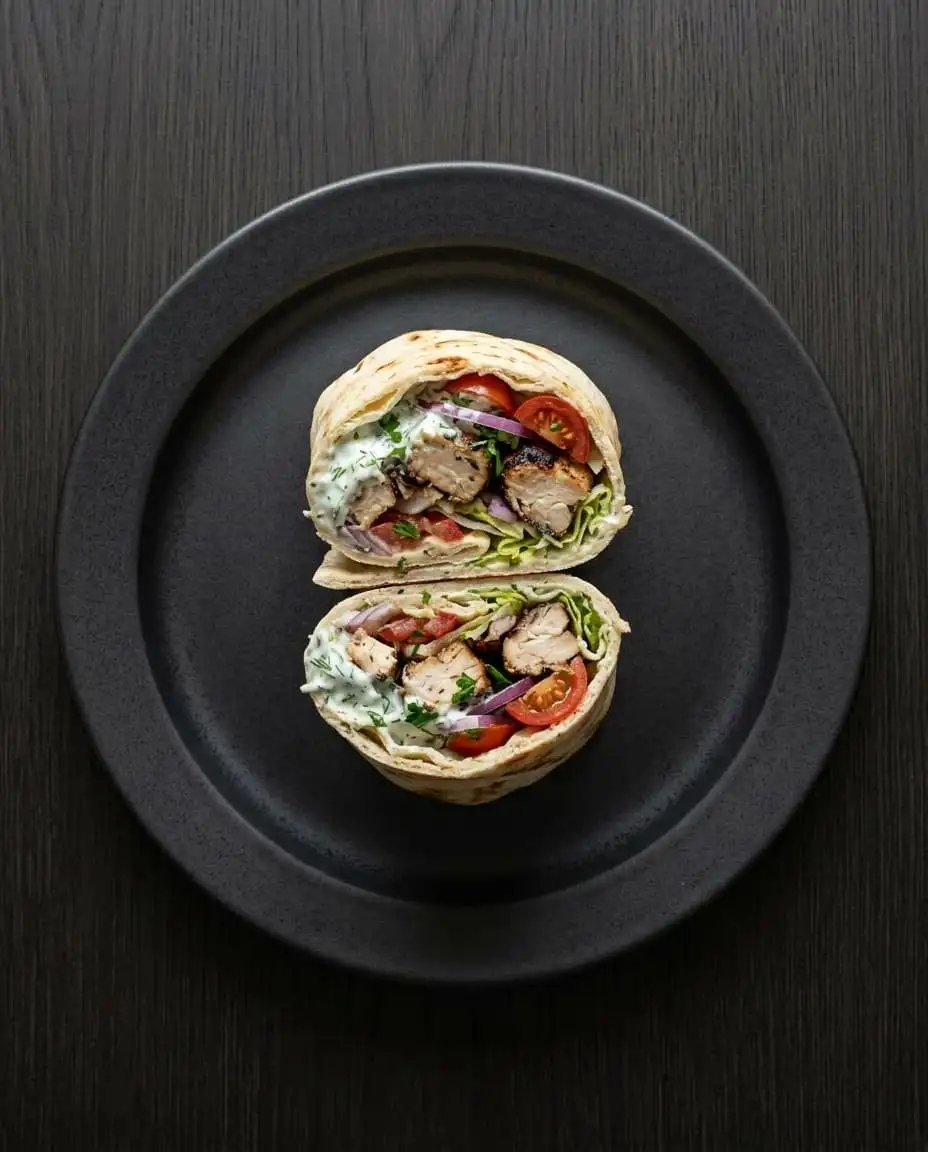 Chicken Souvlaki Wrap