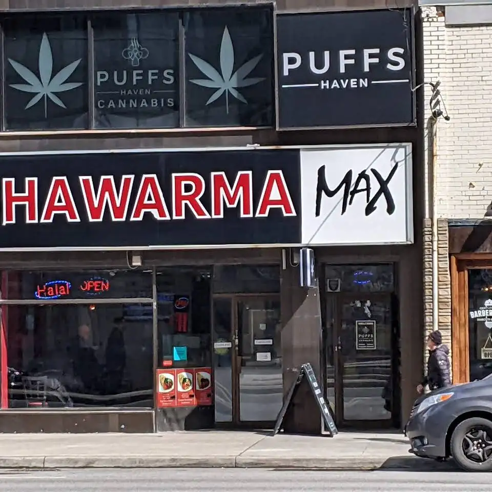 Customer visiting Shawarma Max